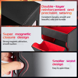 MTG Deck Box for Commander Display, on Top with Dice Storage, Trading Card Stora - Image 4