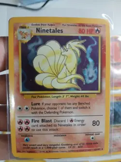 Vintage Pokemon Holo Lot 9 Cards HP/DMG Typhlosion Alakazam Dark Raichu +more - Image 2
