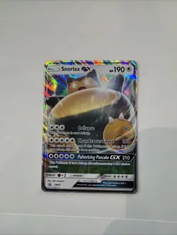 Pokemon TCG Snorlax GX SM05 Sun Moon Black Star Promo Card - Image 1