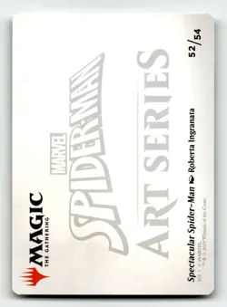 Spectacular Spider-Man (Black) Art Card 52 S Art Series: Marvel's Spider-Man - Image 2