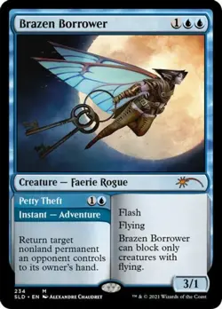 [1x] Brazen Borrower // Petty Theft (234) Near Mint, English Secret Lair MTG Mag - Image 1