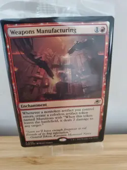 MTG ~ Weapons Manufacturing ~ pre-release FOIL ~ nMint ~ Ships NOW! ~ Edge - Image 1