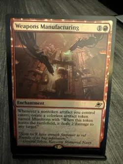 FOIL - Weapons Manufacturing - Edge of Eternities - MTG - NM - Image 1