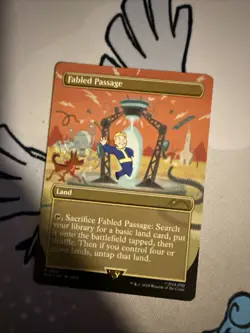 MTG Fabled Passage 1534 Borderless Fallout Secret Lair - Image 1
