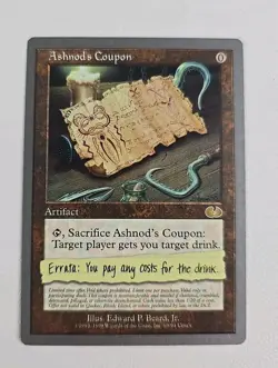 MTG Ashnod's Coupon (Unglued) NEAR MINT NM - Image 1