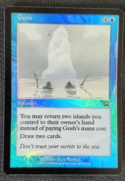 MTG Gush Mercadian Masques Foil, NM Condition - Image 1