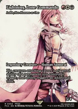 Lightning, Lone Commando - Isshin, Two Heavens as One (Showcase) FCA: Foil - Image 1