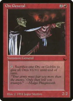 4x Orc General Light Play, English The Dark MTG Magic - Image 1