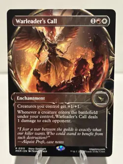 Warleader's Call (Showcase) 315 R Murders at Karlov Manor NM MTG - Image 1