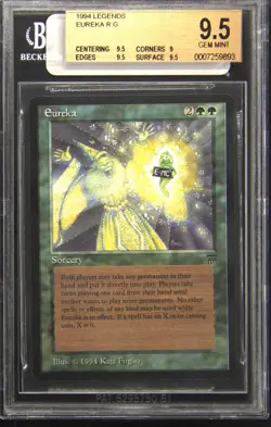 1994 MAGIC: THE GATHERING LEGENDS EUREKA BGS 9.5 - Image 1