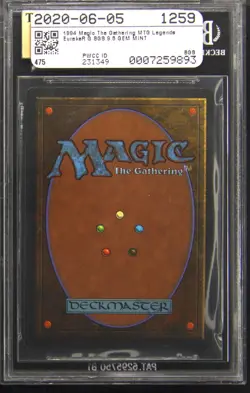 1994 MAGIC: THE GATHERING LEGENDS EUREKA BGS 9.5 - Image 2