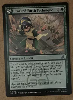 Cracked Earth Technique - Avatar: The Last Airbender: Eternal TLE - NM MTG - Image 1