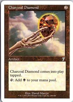 Charcoal Diamond U 7th Edition 289 LP Magic - Image 1