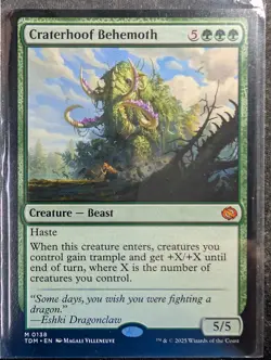 Craterhoof Behemoth - Tarkir: Dragonstorm (MTG) - Image 1
