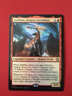 Sarkhan, Dragon Ascendant Tarkir: Dragonstorm Foil - Image 1