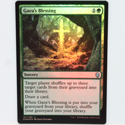 Gaea's Blessing - Foil - MTG Dominaria - NM - Image 1