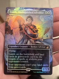 Tomik, Distinguished Advokist - Anime Borderless FOIL - Ravnica Remastered - NM - Image 2