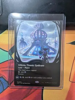 Uthros, Titanic Godcore Borderless MTG Edge of Eternities Near Mint - Image 1