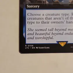 Raise the Palisade 0023 Non Foil Rare LOTR Commander MTG Near Mint - Image 2