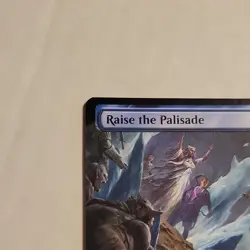 Raise the Palisade 0023 Non Foil Rare LOTR Commander MTG Near Mint - Image 5