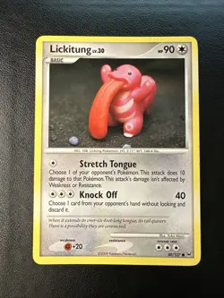 Lickitung [LP] - 80/127 - Common English Pokemon Platinum Yuka Morii - Image 1