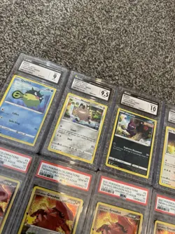Pokemon TCG PSA 10 ACE 10 CGC ERROR 10 BGS 9 Job Lot Marvel Topps Chrome L1K - Image 4