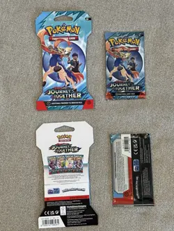 NEW Pokemon TCG Journey Together Booster Packs Lot of 10 FACTORY SEALED - Image 3