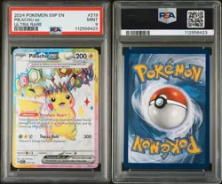 Pikachu ex 219/191 Full Art Surging Sparks Pokemon Mint PSA 9 - Image 1