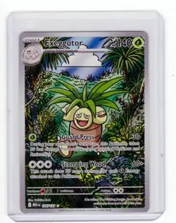 POKEMON TCG MEGA EVOLUTION EXEGGUTOR ILLUSTRATION RARE HOLO IR 135/132 NM+ - Image 1