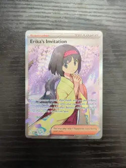 Pokemon TCG Erika's Invitation 196/165 Scarlet & Violet 151 Holo Rare 2023 NM - Image 1