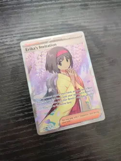 Pokemon TCG Erika's Invitation 196/165 Scarlet & Violet 151 Holo Rare 2023 NM - Image 2