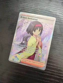 Pokemon TCG Erika's Invitation 196/165 Scarlet & Violet 151 Holo Rare 2023 NM - Image 3