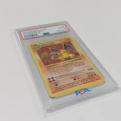 1999 POKEMON BASE SET SHADOWLESS CHARIZARD-HOLO 4/102 UNLIMITED PSA 4 - Image 2