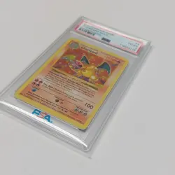 1999 POKEMON BASE SET SHADOWLESS CHARIZARD-HOLO 4/102 UNLIMITED PSA 4 - Image 3