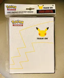 NEW Pokemon: 25th Anniversary First Partner Collector’s Binder SEALED 820650809606 - Image 1