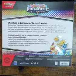 (Lot of 4) Pokemon Prismatic Poster Collection Box with 3 Booster Packs Sealed - Image 2