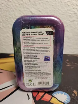 Pokemon - Prismatic Evolutions Vaporeon Sealed Mini Tin 2 Booster packs - Image 2