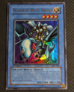 Yugioh Paladin of White Dragon MFC-026 1st Edition Ultra Rare! - Image 1