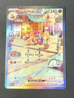 Pokemon Skeledirge EX TCG Special Illustration Rare Card Paldea Evolved 258/193 - Image 1