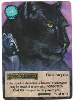 Spellfire CCG Forgotten Realms card #59 of 100 Guenhwyvar - Image 1