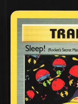 Sleep! 79/82 HP Team Rocket English Pokemon Card TCG - Image 4