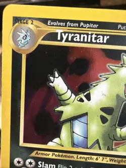 Pokemon TCG Neo Discovery: Tyranitar 12/75 Holo Rare Card - Image 2