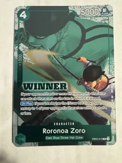 Roronoa Zoro (Winner Pack 2025 Vol. 3) EB02-019 One Piece Promotion Cards Foil - Image 1