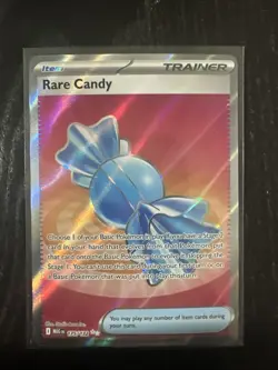 Pokemon TCG Mega Evolution Trainer Holo Card 175/132 Rare Candy - Image 1