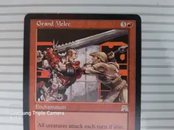 Magic: the Gathering Cards - Onslaught ~ Rare ~ Grand Melee - Image 2