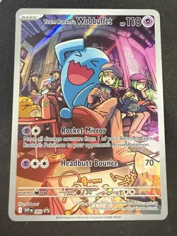 Team Rocket's Wobbuffet 203 Sv: Scarlet & Violet Promo Cards Holo - Image 1