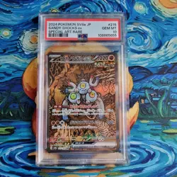 Sandy Shocks PSA 10 Terastal Festival Ex sv8a 215/187 2024 Japanese Pokemon Card - Image 1