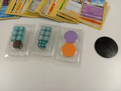 Pokemon TCG Battle Deck Bundle with Cards Dice Tokens and Box - Image 3