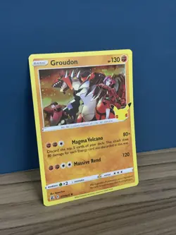 17/025 | Groudon HOLO | Celebrations 25th | Pokemon Card | Pack Fresh Mint - Image 2