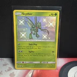 Scyther SV1/SV94 Pokemon Hidden Fates Holo Card - Image 1